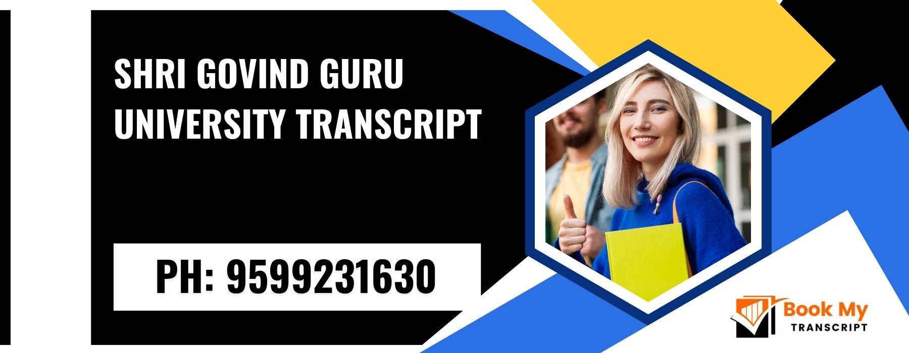 Shri Govind Guru University Transcript, Moi, Degree Certificate,   9599231630