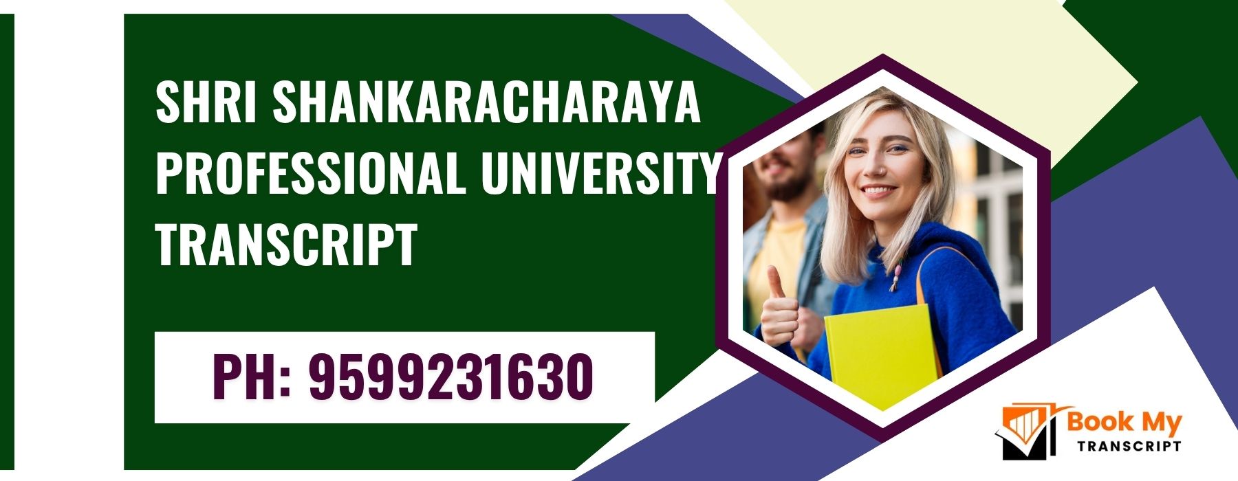 Shri Shankaracharaya Professional University Transcript, Moi, Degree Certificate,  9599231630