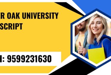 Silver Oak University Transcript, Moi, Degree Certificate,  9599231630
