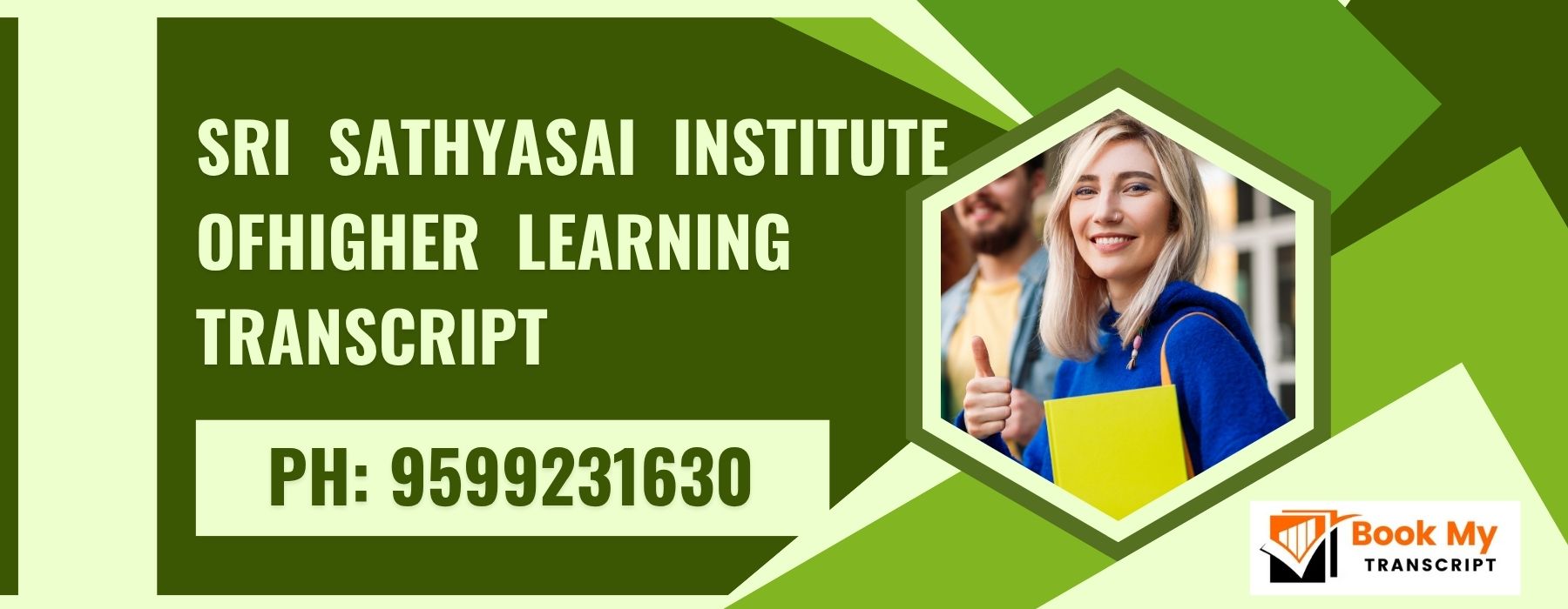 Sri Sathya Sai Institute of Higher Learning Transcript, Moi, Degree Certificate 9599231630