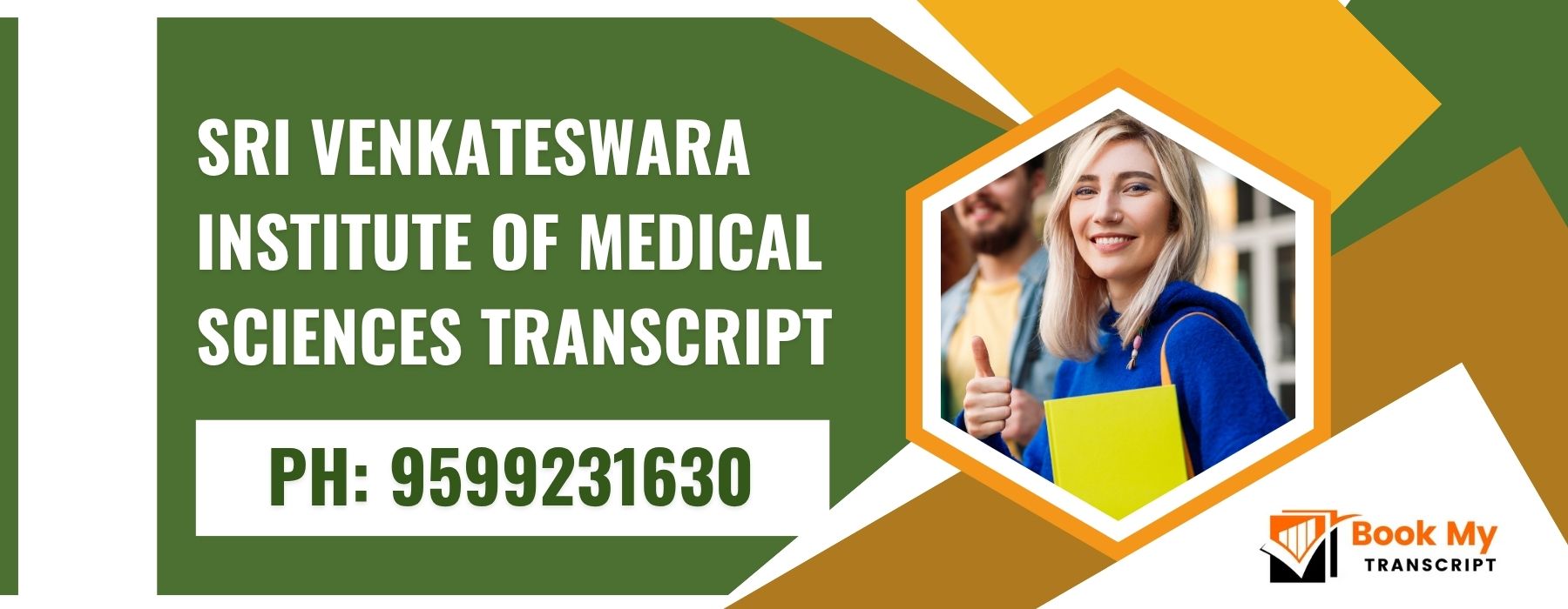 Sri Venkateswara Institute of Medical Sciences Transcript, Moi, Degree Certificate 9599231630