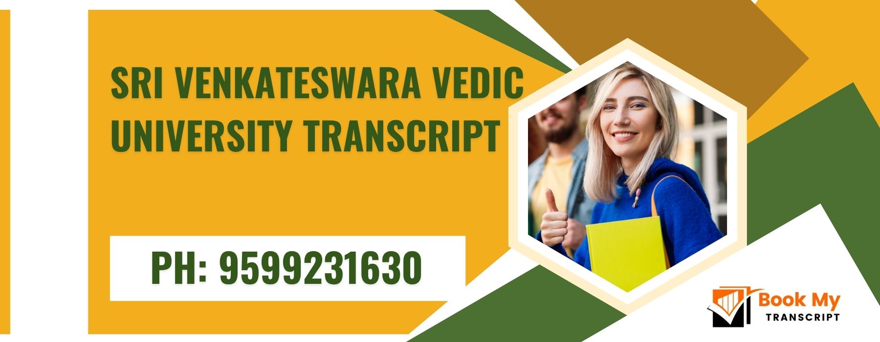 Sri Venkateswara Vedic University Transcript, Moi, Degree Certificate 9599231630