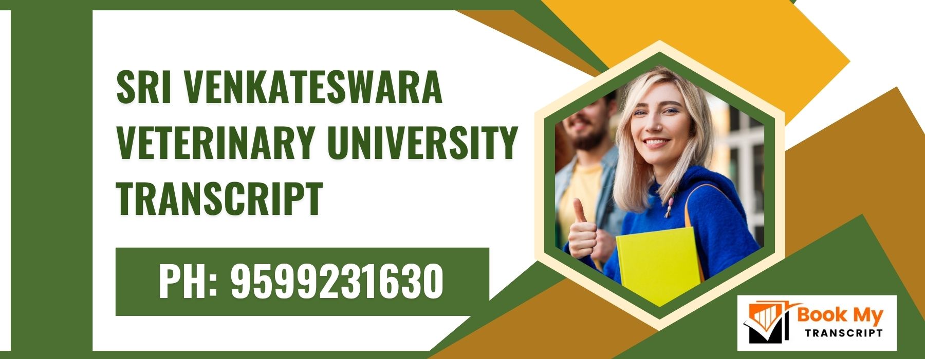 Sri Venkateswara Veterinary University Transcript, Moi, Degree Certificate 9599231630