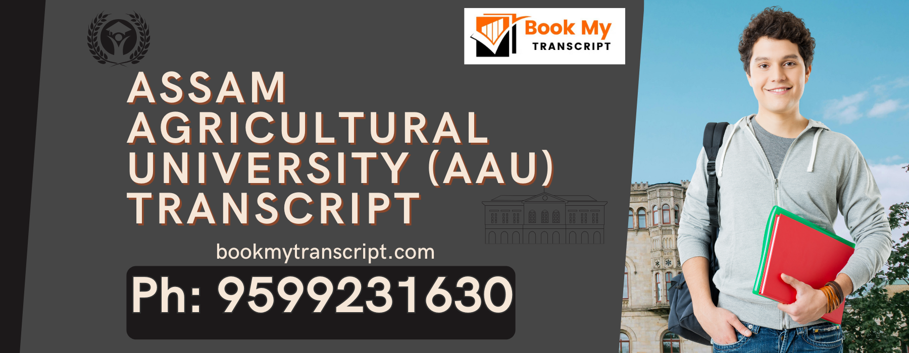 Assam Agricultural University Transcript, Aau Transcript, Moi, Degree Certificate, Duplicate Marksheet, lor-9599231630