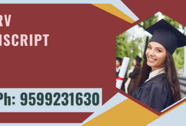 Bssrv Transcript, Moi, Degree Certificate, Duplicate Marksheet, lor-9599231630