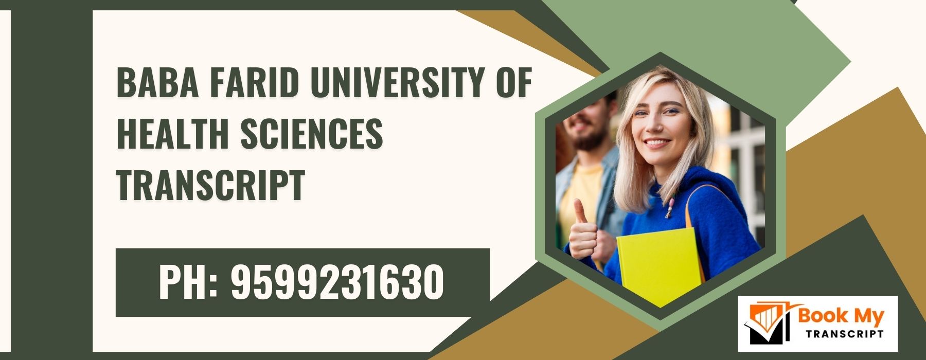 Baba Farid University of Health Sciences Transcript, Moi, Degree Certificate 9599231630