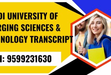 Baddi University of Emerging Sciences & Technology Transcript,  9599231630