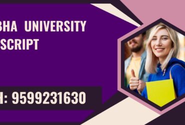 Bhabha University Transcript, Moi, Degree Certificate,  9599231630