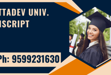 Bhattadev Univ Transcript, Moi, Degree Certificate, Duplicate Marksheet, lor-9599231630