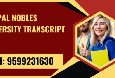 Bhupal Nobles University Transcript, Moi, Degree Certificate 9599231630