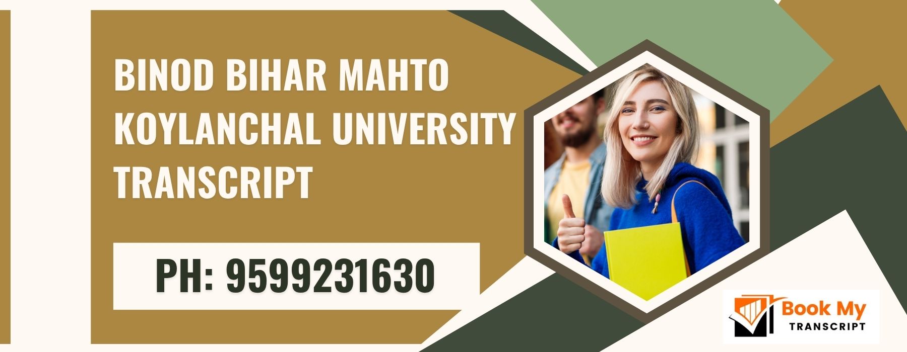 Binod Bihar Mahto Koylanchal University Transcript, Moi, Degree Certificate, 9599231630