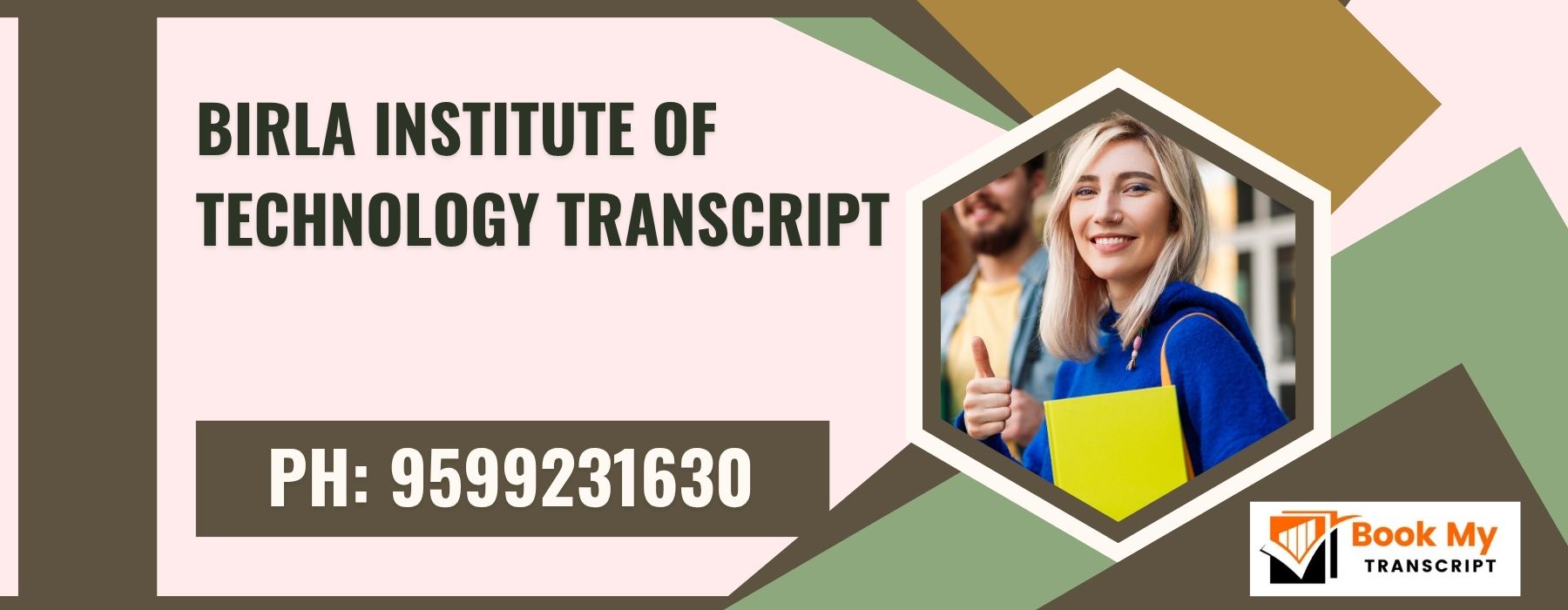 Birla Institute of Technology Transcript, Moi, Degree Certificate,  9599231630