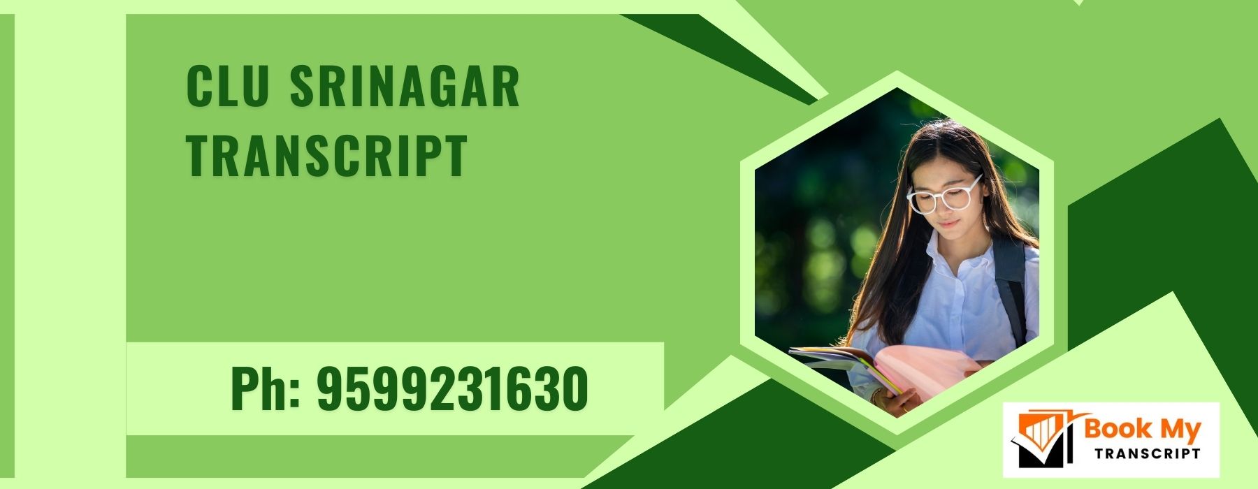 Clu Srinagar Transcript, Moi, Degree Certificate, Duplicate Marksheet, lor-9599231630