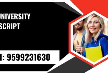 Cmj University Transcript, Moi, Degree Certificate 9599231630