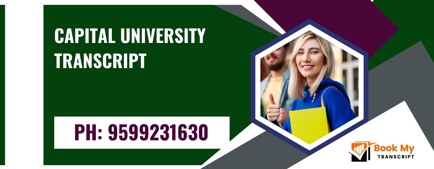 Capital University Transcript, Moi, Degree Certificate 9599231630
