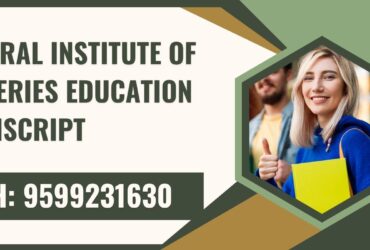Central Institute of Fisheries Education Transcript, Moi, Degree Certificate 9599231630