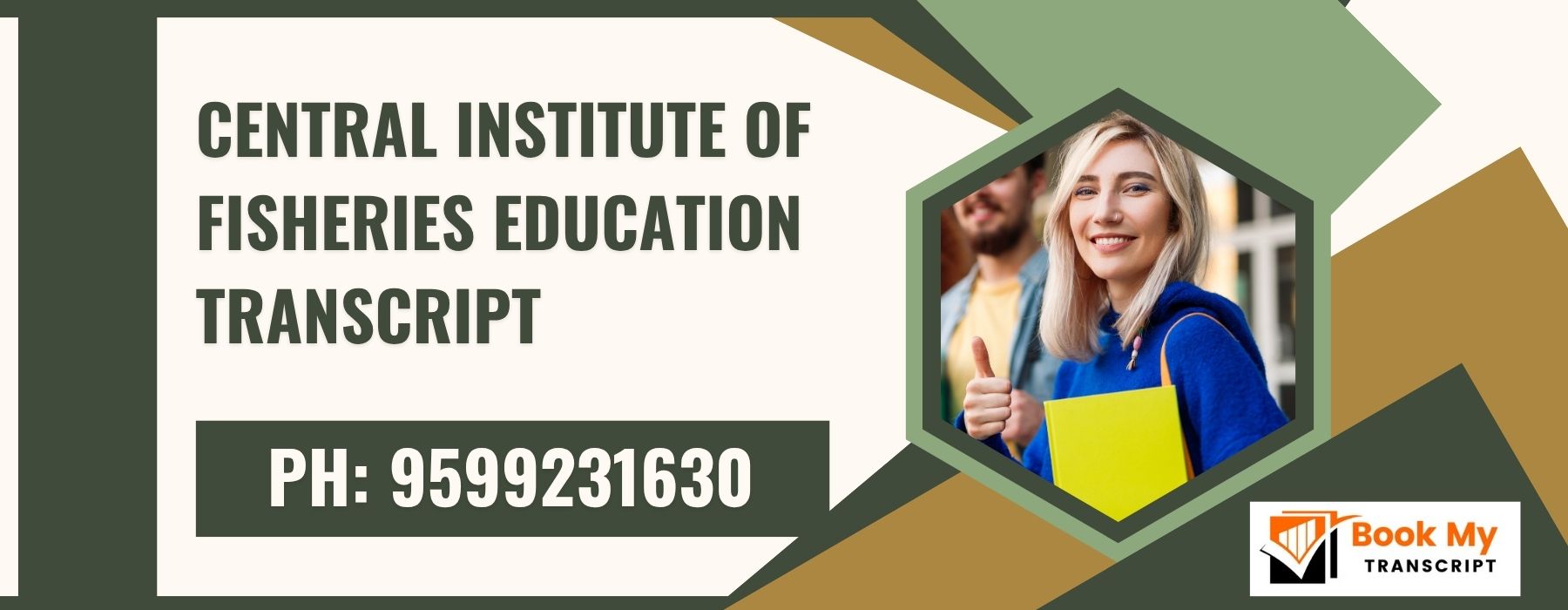 Central Institute of Fisheries Education Transcript, Moi, Degree Certificate 9599231630