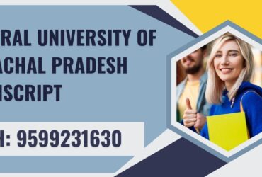 Central University of Himachal Pradesh Transcript, Moi, Degree Certificate, 9599231630