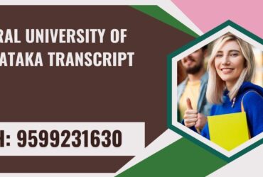 Central University of Karnataka Transcript, Moi, Degree Certificate,  9599231630