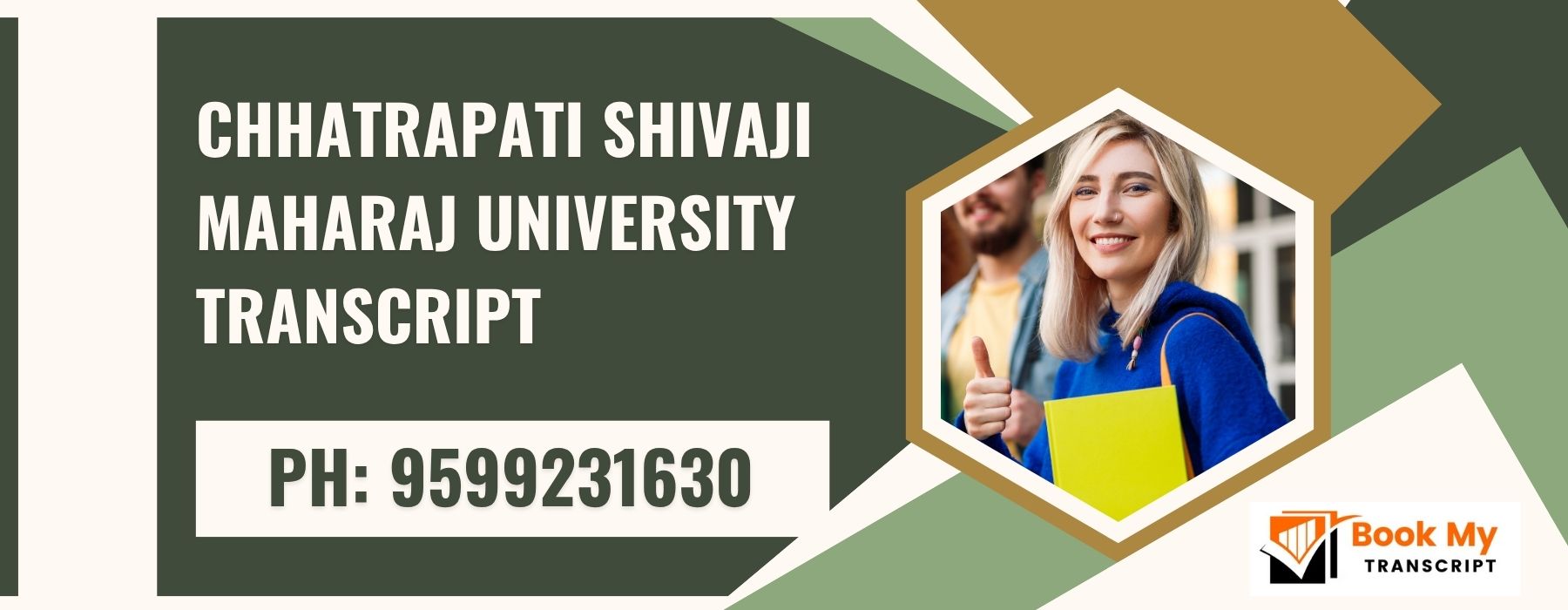 Chhatrapati Shivaji Maharaj University Transcript, Moi, Degree Certificate,  9599231630
