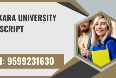 Chitkara University Transcript, Moi, Degree Certificate 9599231630