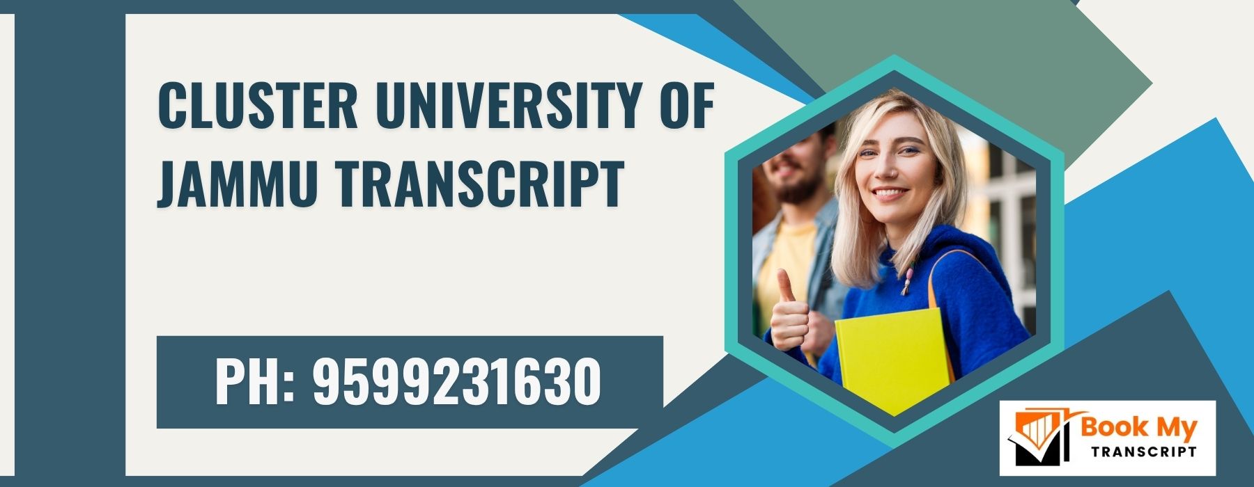 Cluster University of Jammu Transcript, Moi, Degree Certificate,  9599231630