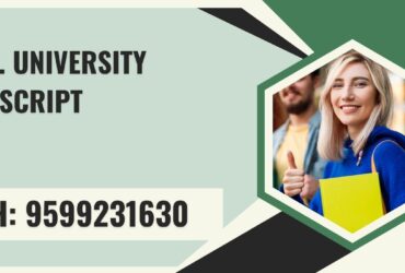 D.a.v. University Transcript, Moi, Degree Certificate,  9599231630