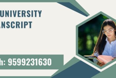 Du University Transcript, Moi, Degree Certificate, Duplicate Marksheet, lor-9599231630