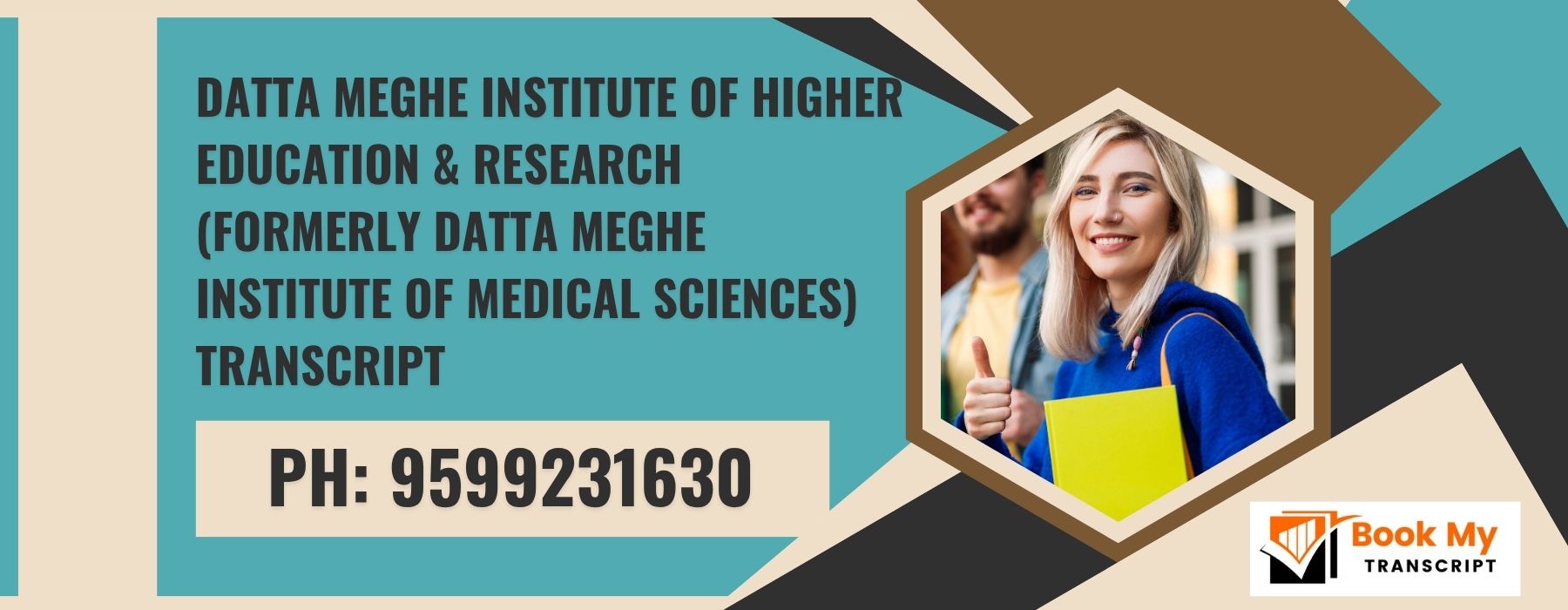 Datta Meghe Institute of Higher Education & Research (formerly Datta Meghe Institute of Medical Sciences) Transcript, Moi, Degree Certificate 9599231630