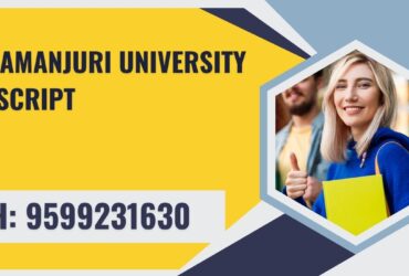 Dhanamanjuri University Transcript, Moi, Degree Certificate 9599231630