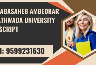 Dr. Babasaheb Ambedkar Marathwada University Transcript, Moi, Degree Certificate, 9599231630