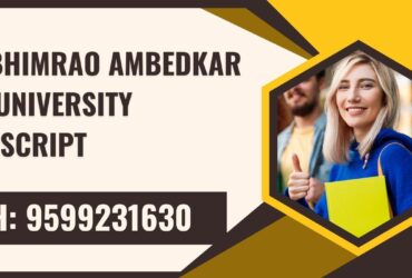 Dr. Bhimrao Ambedkar Law University Transcript, Moi, Degree Certificate, 9599231630