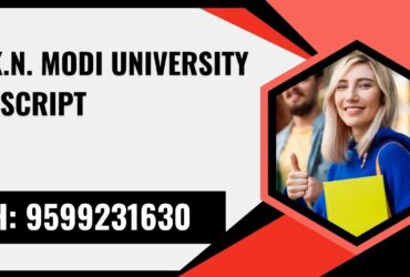 Dr. K.n. Modi University Transcript, Moi, Degree Certificate, 9599231630