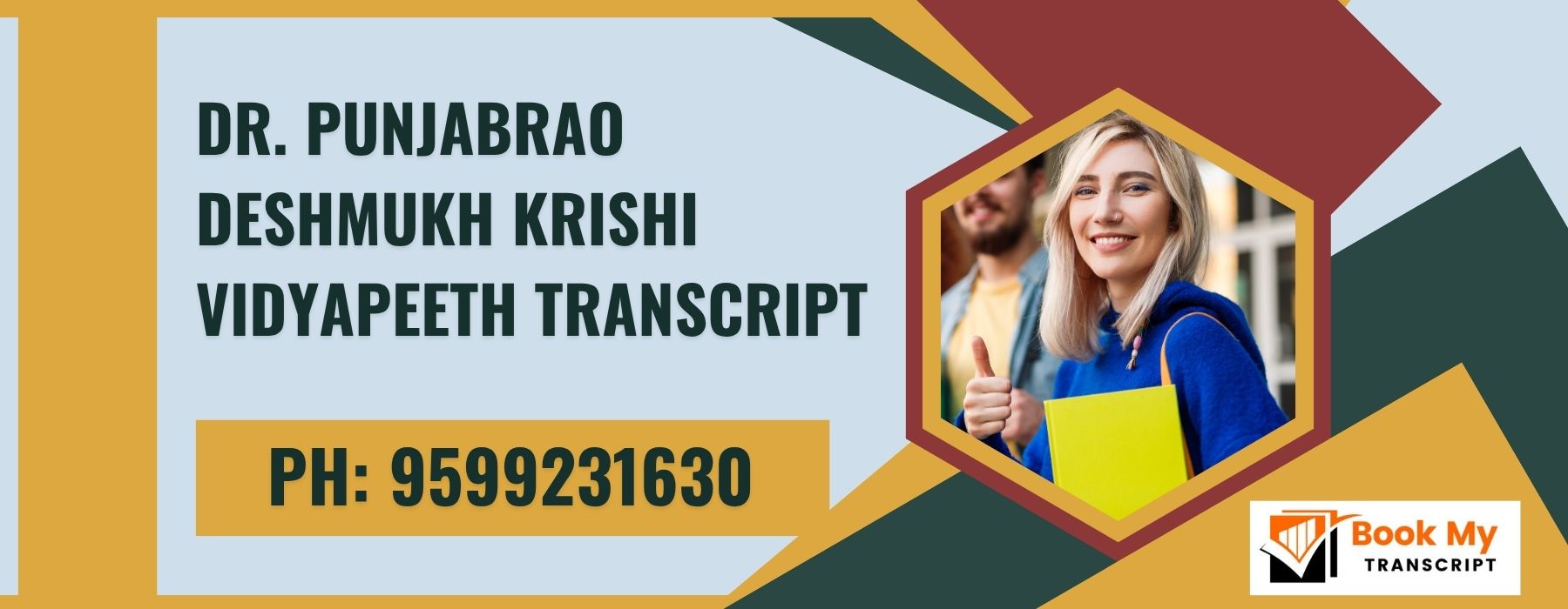 Dr. Punjabrao Deshmukh Krishi Vidyapeeth Transcript, Moi, Degree Certificate, 9599231630