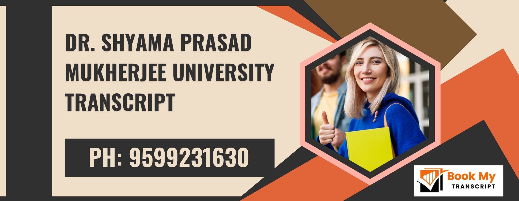 Dr. Shyama Prasad Mukherjee University Transcript, Moi, Degree Certificate,  9599231630