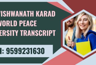 Dr. Vishwanath Karad Mit World Peace University Transcript, Moi, Degree Certificate, 9599231630