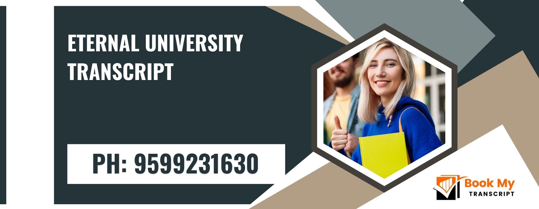 Eternal University Transcript, Moi, Degree Certificate 9599231630
