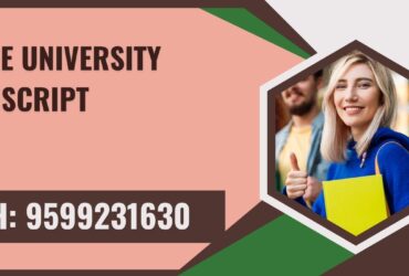 Flame University Transcript, Moi, Degree Certificate, 9599231630