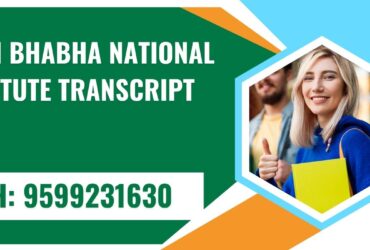 Homi Bhabha National Institute Transcript, Moi, Degree Certificate,  9599231630