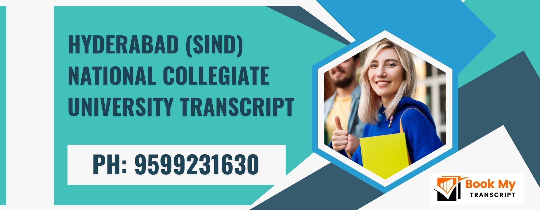 Hyderabad (sind) National Collegiate University Transcript, Moi, Degree Certificate 9599231630