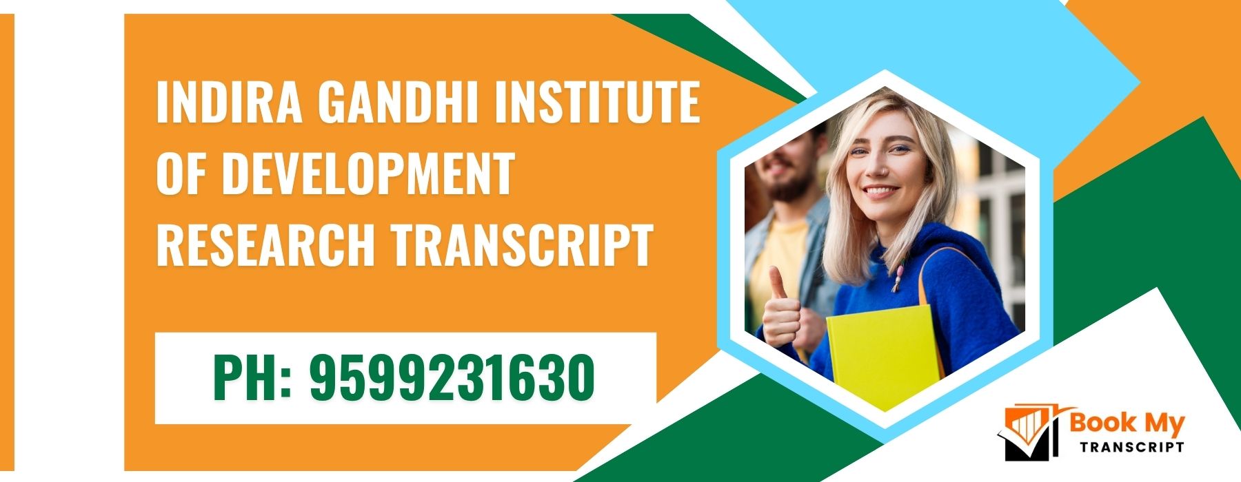 Indira Gandhi Institute of Development Research Transcript, Moi, Degree Certificate, 9599231630
