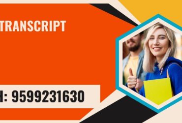 Jain Transcript, Moi, Degree Certificate 9599231630