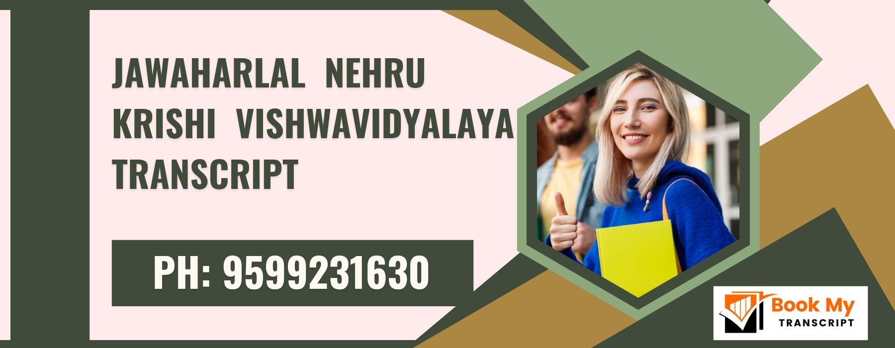 Jawaharlal Nehru Krishi Vishwavidyalaya Transcript, Moi, Degree Certificate,  9599231630