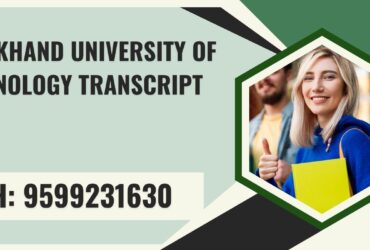 Jharkhand University of Technology Transcript, Moi, Degree Certificate, 9599231630