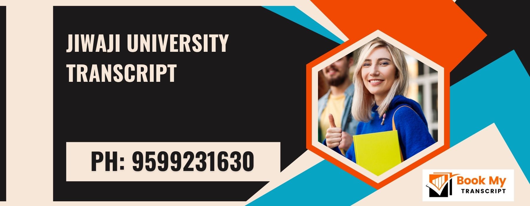 Jiwaji University Transcript, Moi, Degree Certificate,  9599231630
