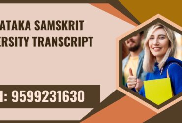 Karnataka Samskrit University Transcript, Moi, Degree Certificate,  9599231630