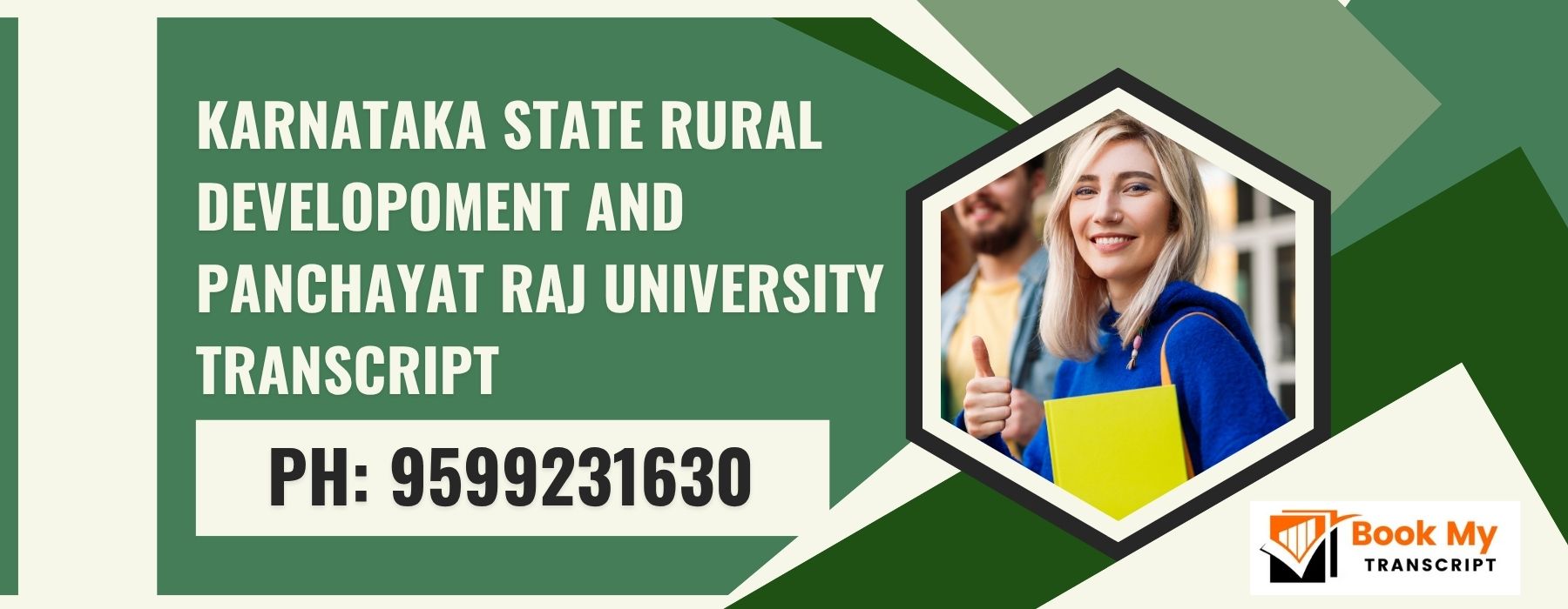 Karnataka State Rural Development and Panchayat Raj University Transcript, Moi, Degree Certificate 9599231630