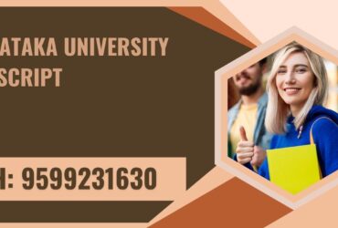Karnataka University Transcript, Moi, Degree Certificate, 9599231630