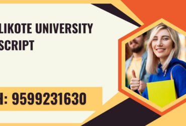 Khallikote University Transcript, Moi, Degree Certificate 9599231630