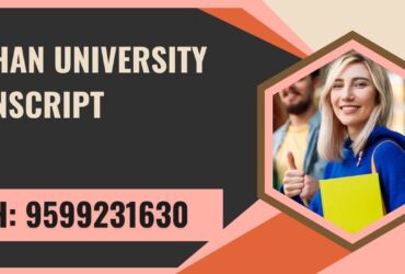 Kolhan University Transcript, Moi, Degree Certificate 9599231630